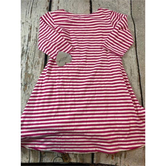 Love U Lots Pink Striped Dress NWT - Picture 3 of 3